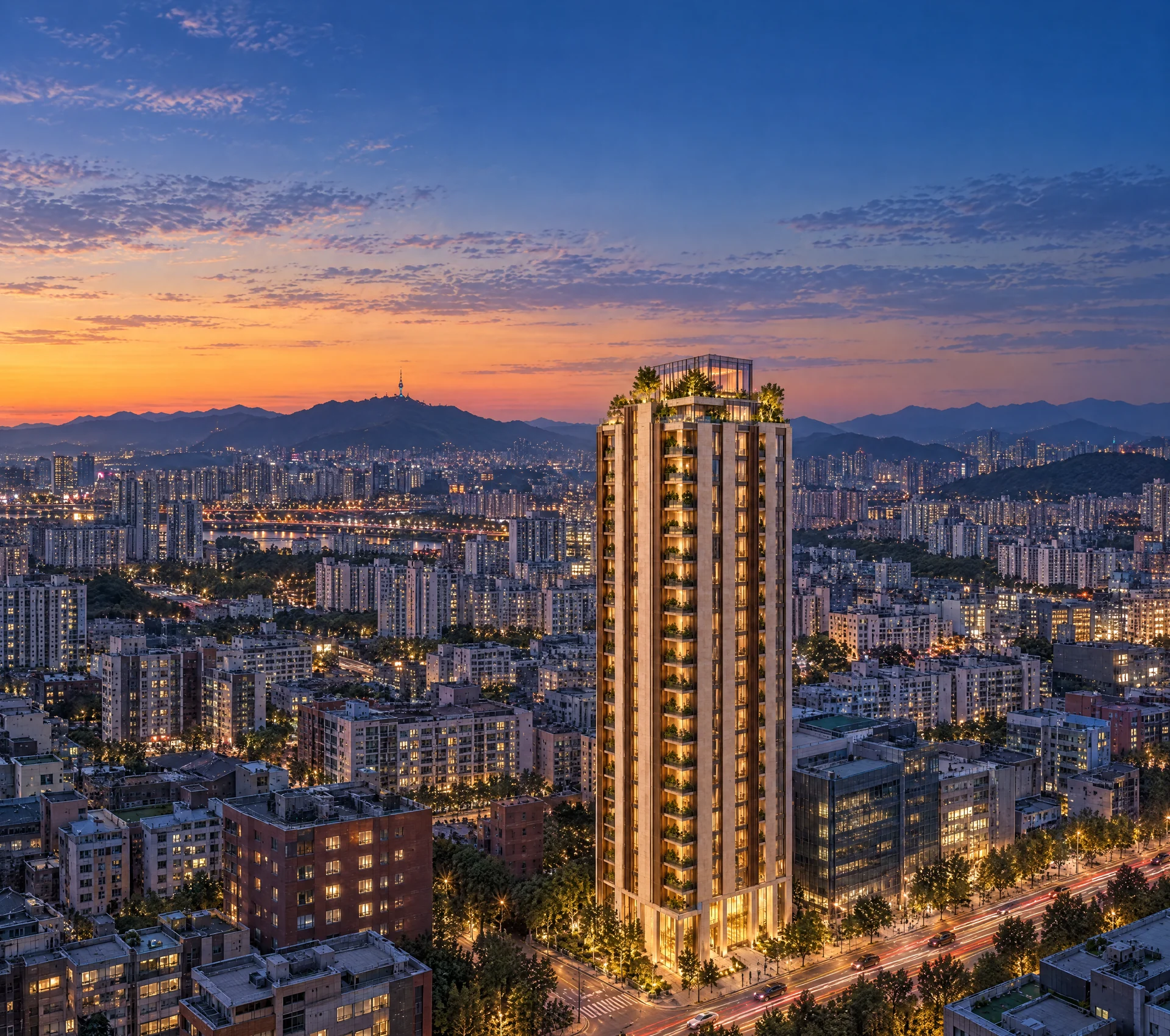 가온 일대 전경 (AI 연출 이미지)